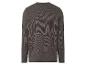 Dunkelgrauer Herren-Langarmpullover, Rückansicht.