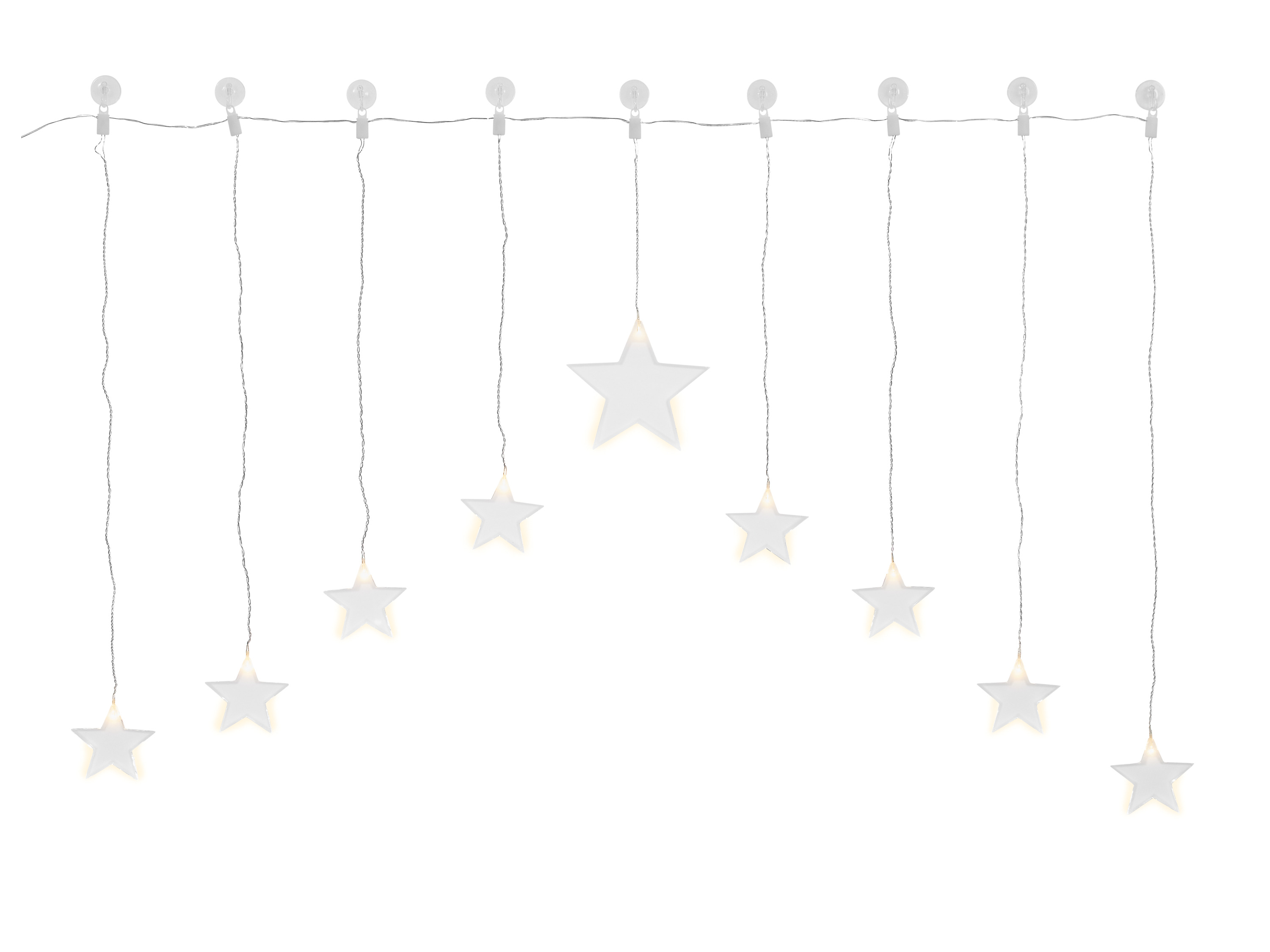 Thumbnail - LIVARNO home LED-Lichtervorhang (Stern warmweiß)