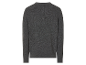 Dunkelgrauer Herren-Strickpullover.