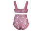 Ein rosafarbener Bikini mit Blumenmuster