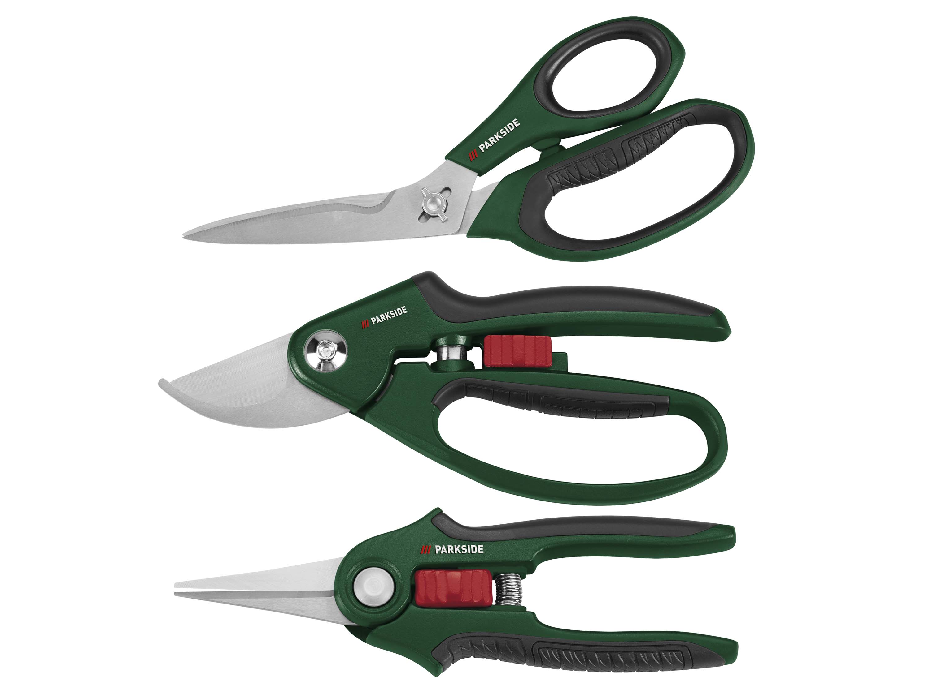 PARKSIDE® Scheren-Set, 3tlg. (Gemüseschere)