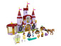 LEGO Disney Belles Schloss mit Figuren, Kutsche und Zubehör.