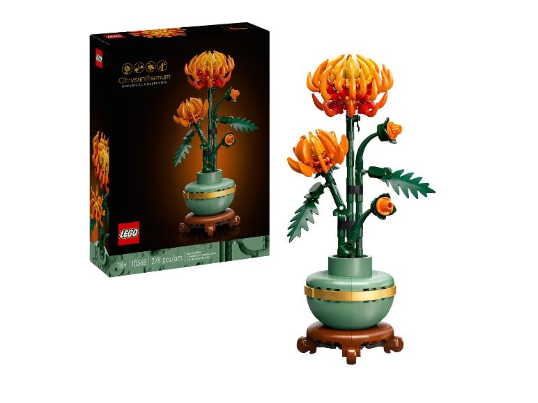 LEGO Chrysantheme Botanical Collection Set 10368 mit 278 Teilen, ab 18 Jahren
