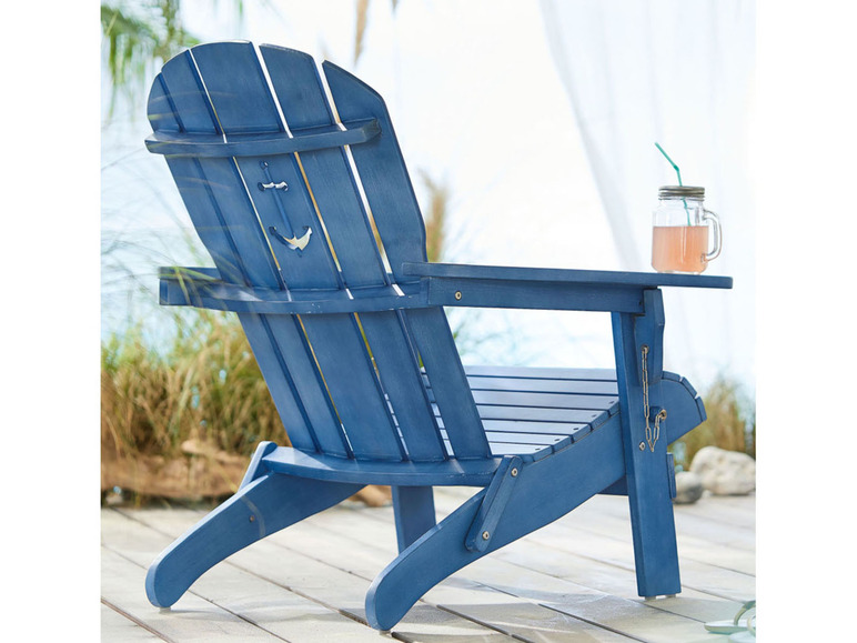 Gehe zu Vollbildansicht: Pureday Outdoor-Stuhl »Anker«, aus Holz - Bild 3