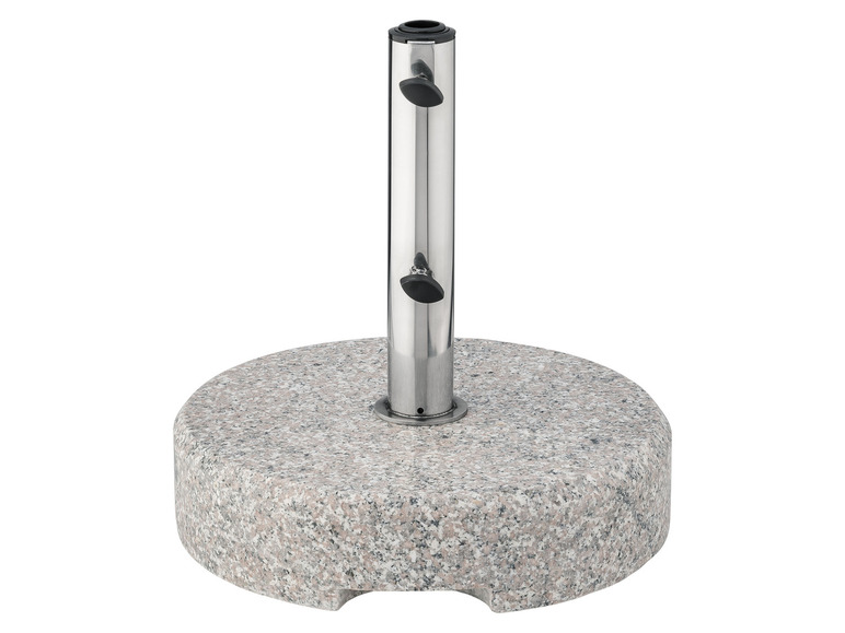 Gehe zu Vollbildansicht: LIVARNO home Granit Schirmständer, 25 kg, rund - Bild 1