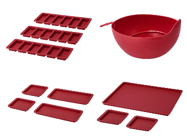 SILVERCREST® Silikon-Riegelformen-Set / Brotbackform / Backmatten-Set, für maximale Antihaftwirkung ohne Einfetten