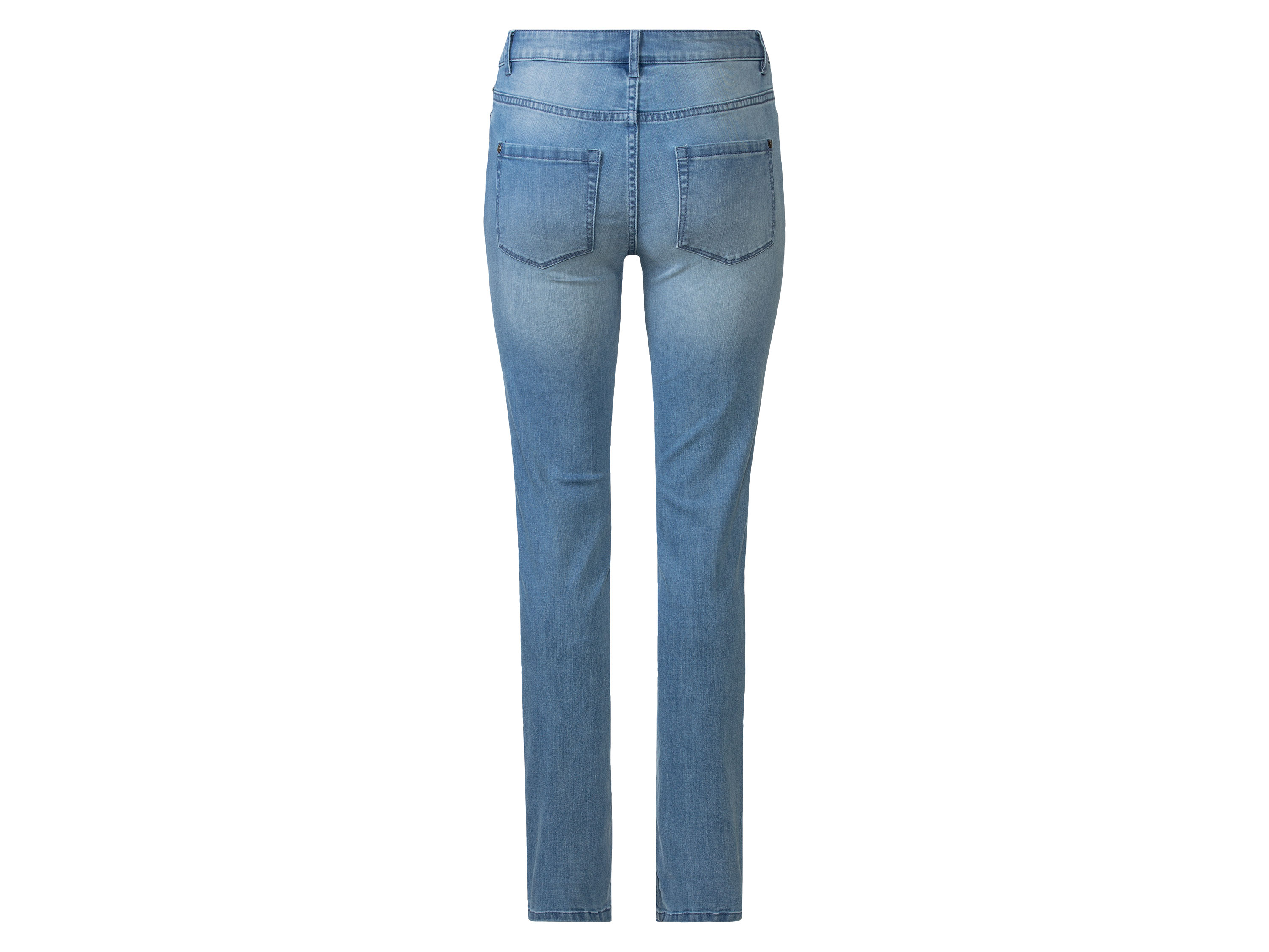ESMARA® Damen Jeans Slim Fit (kurze Länge, Hellblau, 38) – Bild 2 von 2