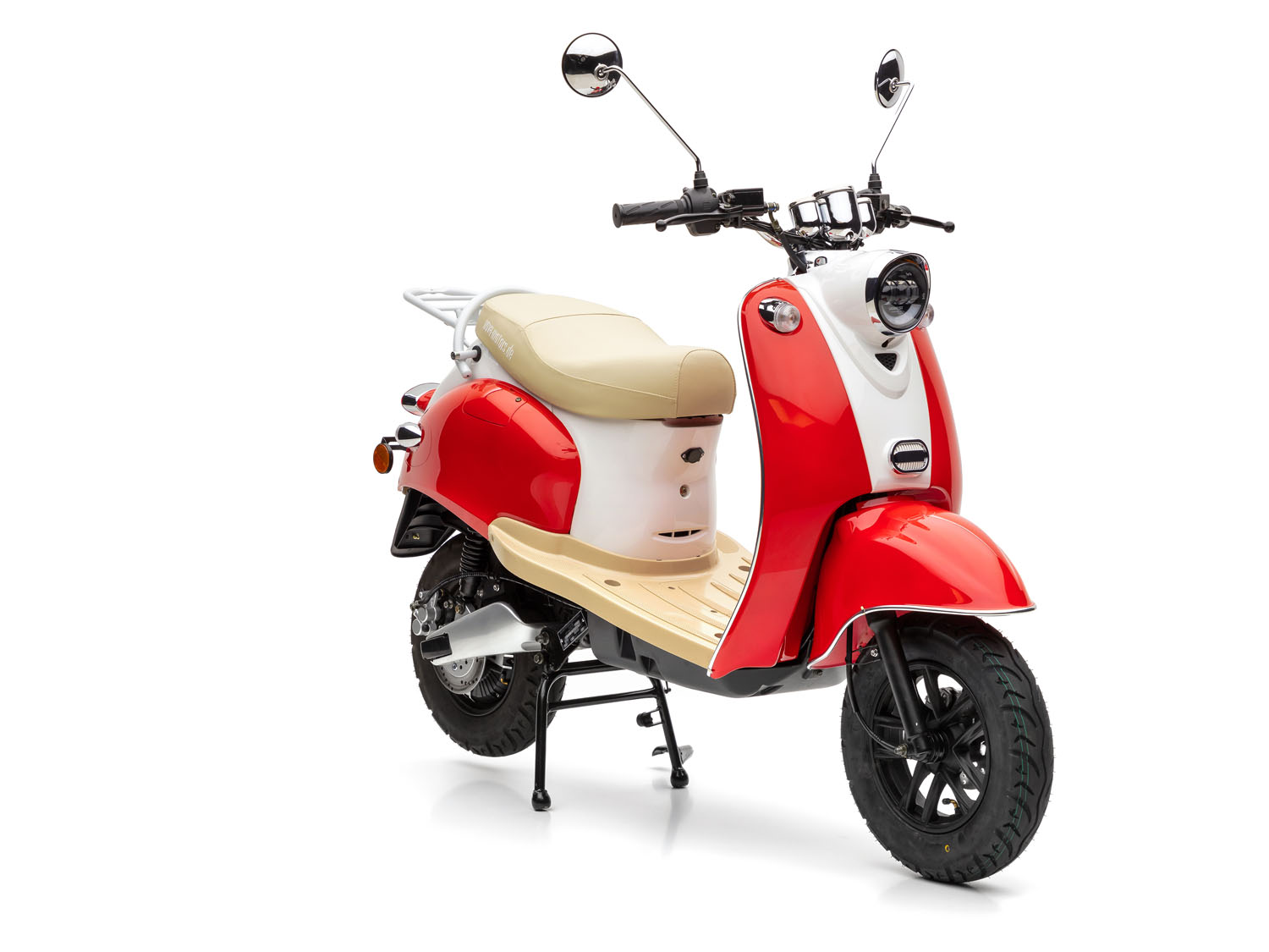 Thumbnail - Nova Motors eRetro Star Lithium 45km/h 2KW >2020 (Cherry red)