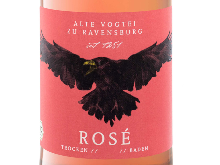 Ravensburg Edition trocken, VDP.Gutswein 2022 zu Roséwein Kraichgau QbA Rosé BIO Alte Vogtei