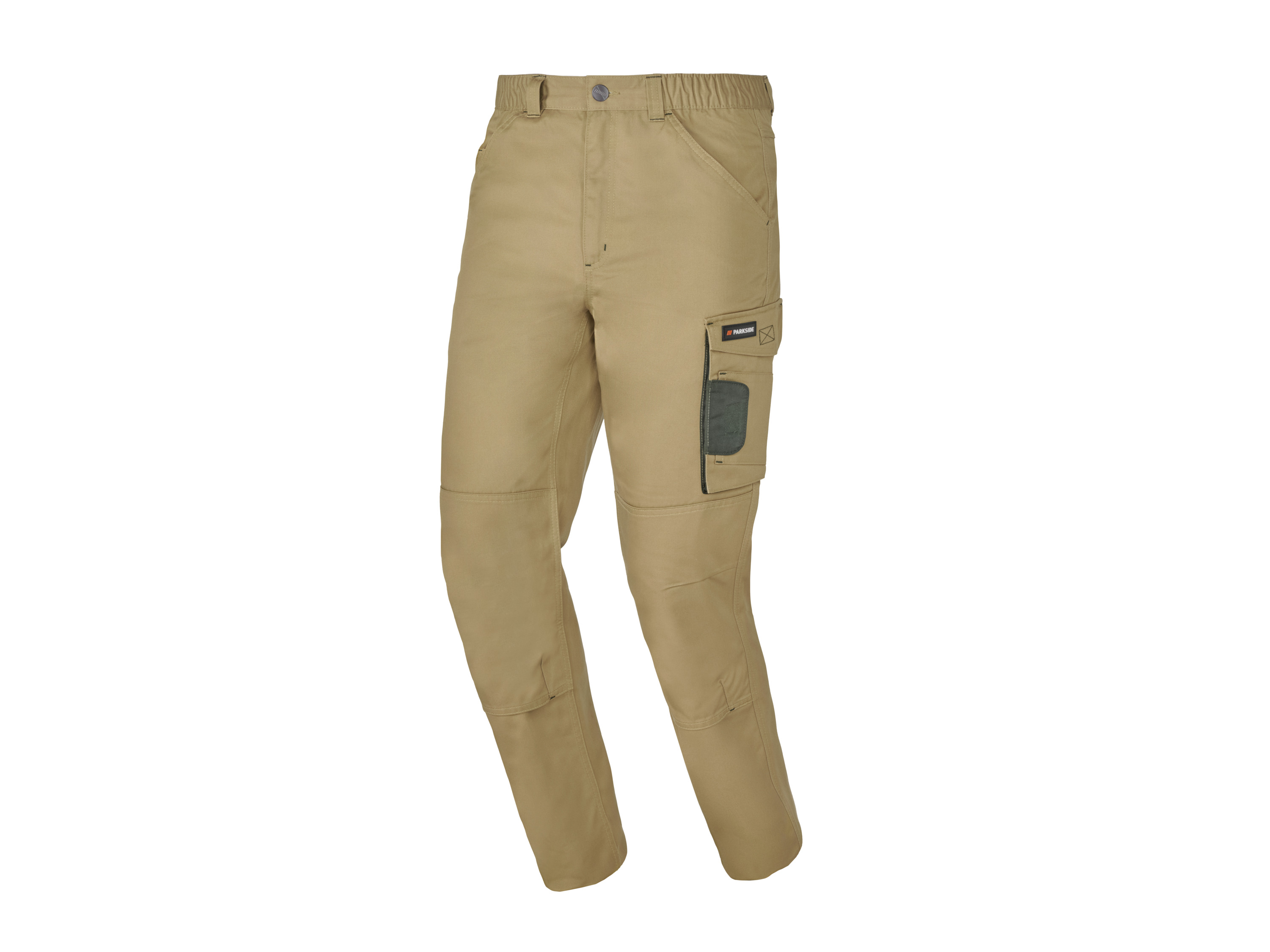 PARKSIDE® Herren Arbeitsbundhose (Beige, 56)