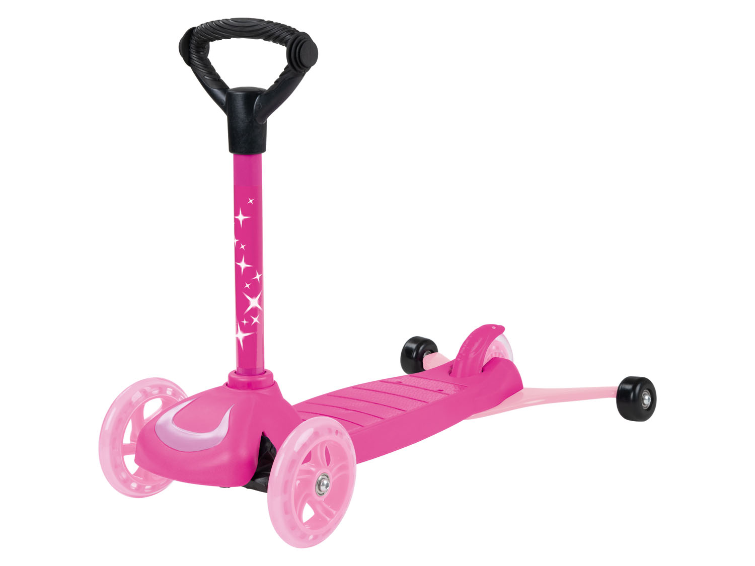 Thumbnail - Playtive 4-in-1 Kleinkinder Scooter, mit höhenverstellbarem Sattel (pink)