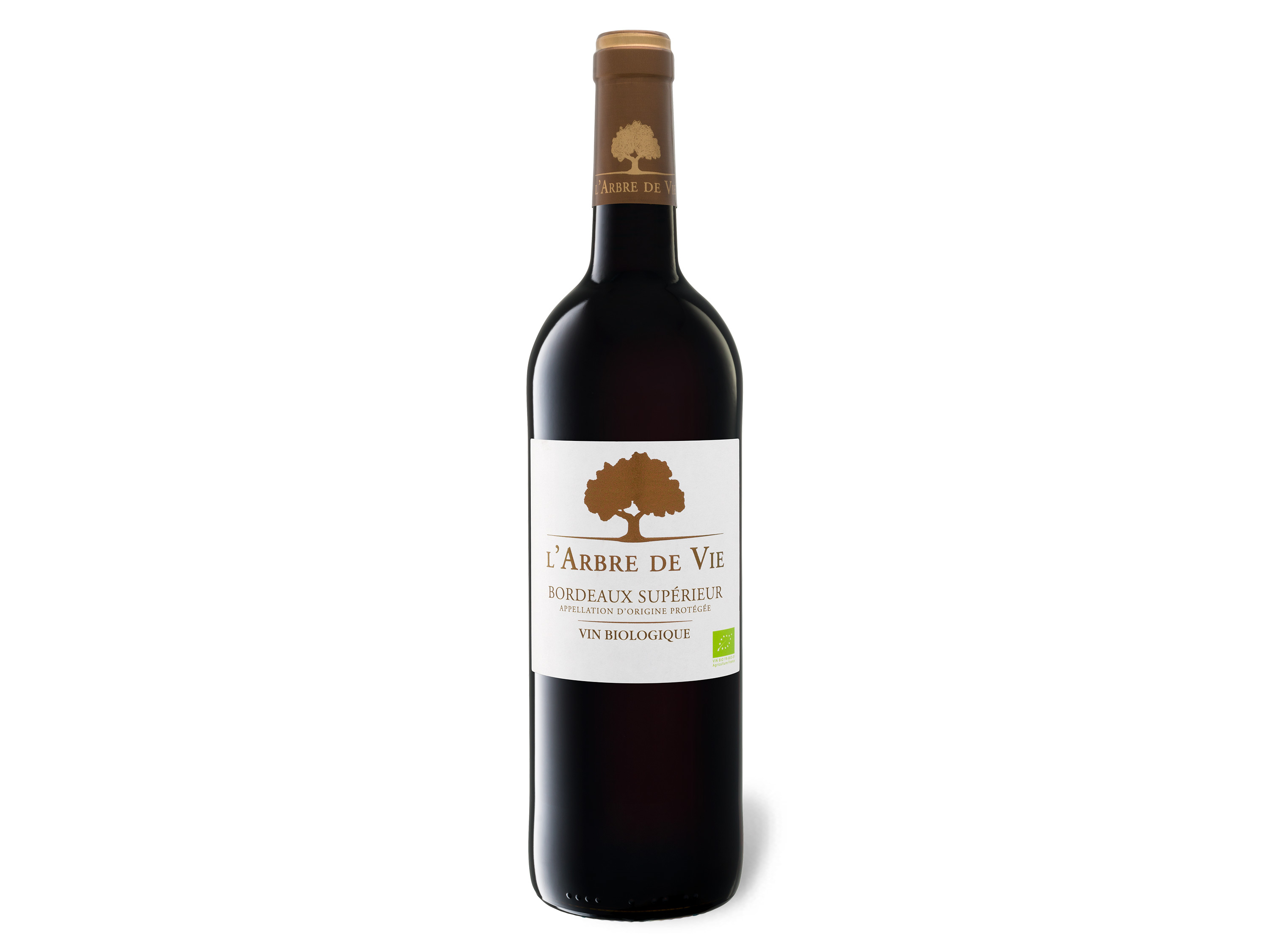 BIO L%27Abre de Vie Bordeaux Supérieur AOP trocken, Rotwein 2018 Wein & Spirituosen Lidl DE