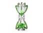 Dekorative grün-silberne Sanduhr von Professor Slughorn von The Noble Collection.