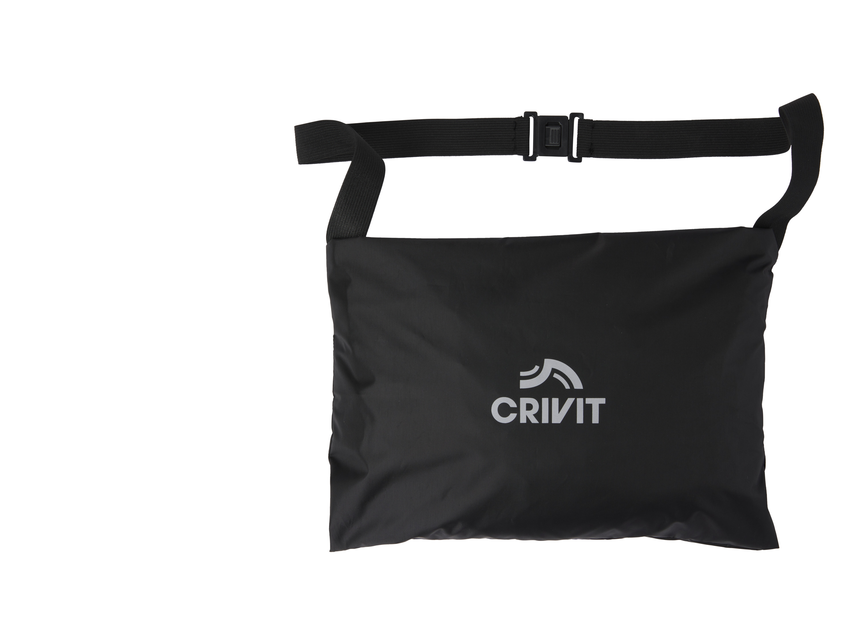 Thumbnail - CRIVIT Regenponcho, mit reflektierenden Deko-Elementen (Schwarz, L/XL)