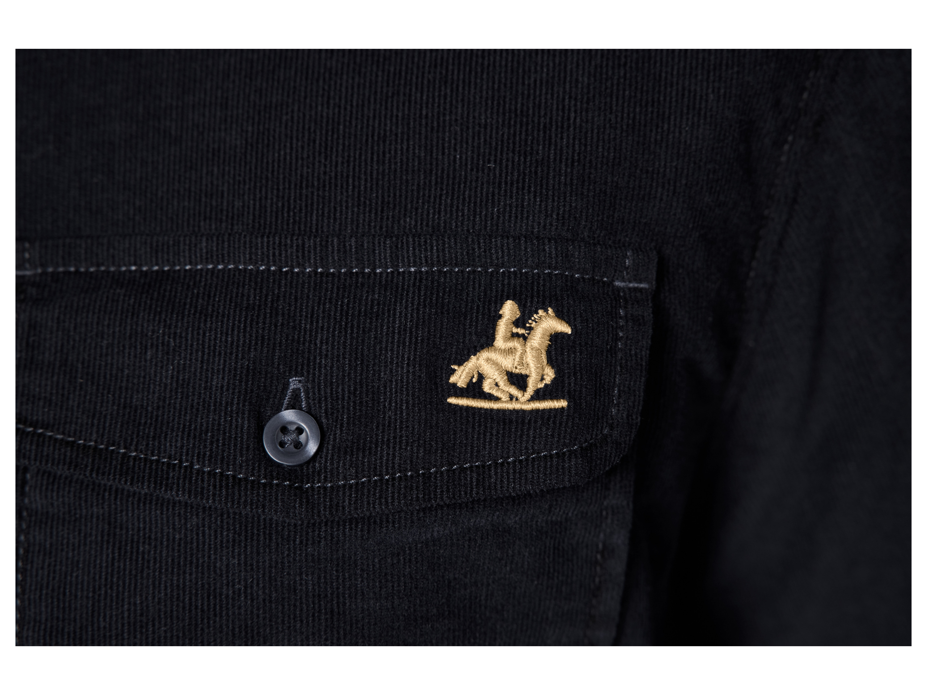 Thumbnail - esmara Men Herren Freizeithemd Cord (Navy, M (39/40))