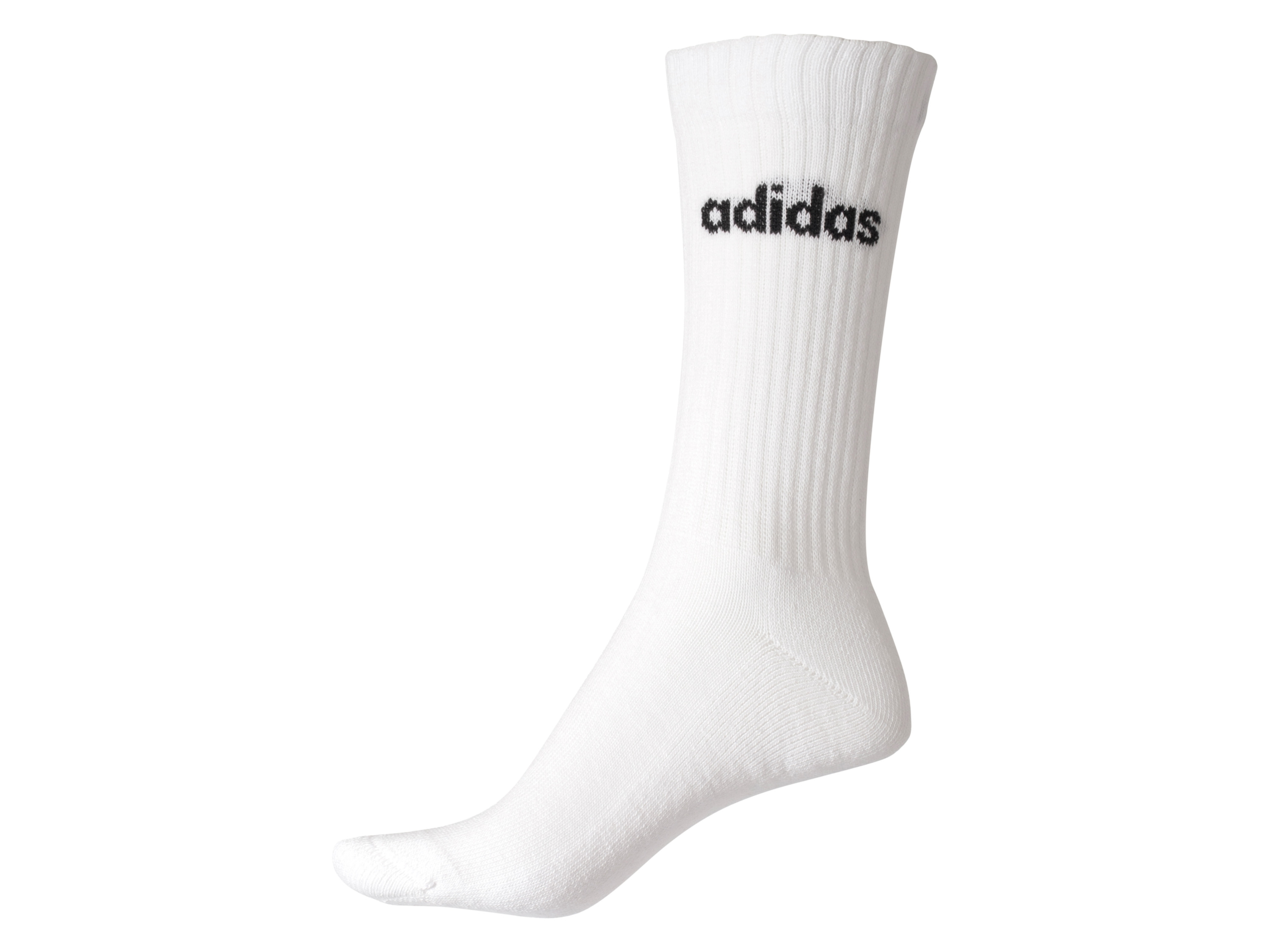 ADIDAS Sportsocken Crew, 3 Stück (Weiß, 37-39) - Farbe: weiss