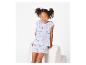 Kinder Sommerpyjama: gestreiftes Oberteil und Shorts, maritime Motive.