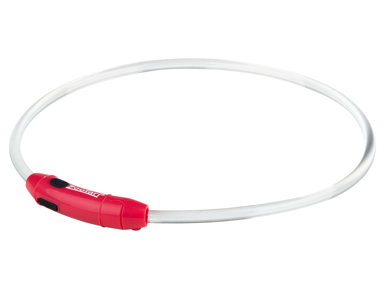 zoofari® LED-Leuchtschlauch Hundehalsband, mit 3 Leuch…