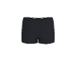 Schwarze Herren-Boxershorts mit gestreiftem Gummibund