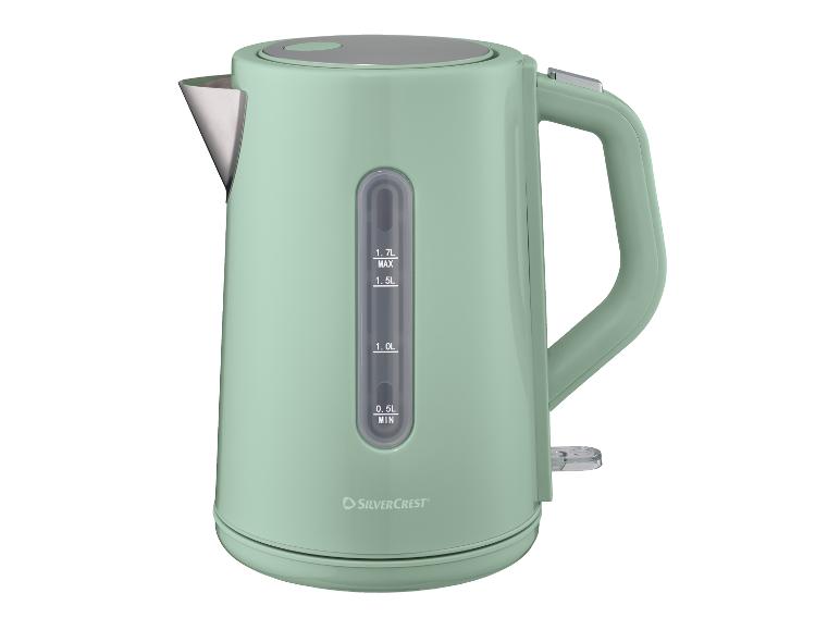 Mintgrüner 1,7 L Wasserkocher mit Wasserstandsanzeige