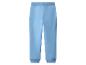 Hellblaue Jogginghose mit elastischem Bund und Bündchen.