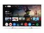Smart-TV mit Startbildschirm, der Filme und Streaming-Apps anzeigt.