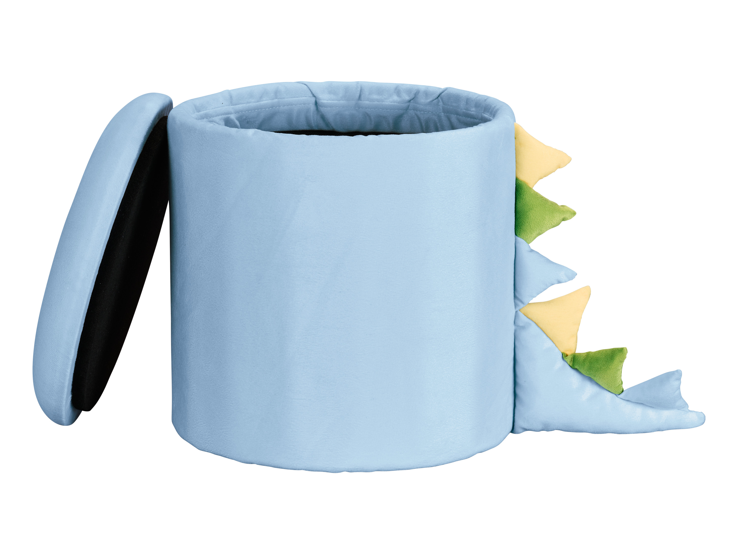 Thumbnail - LIVARNO home Kinderhocker mit Aufbewahrung, mit Holzfüßen (Aufbewahrung - Dino)