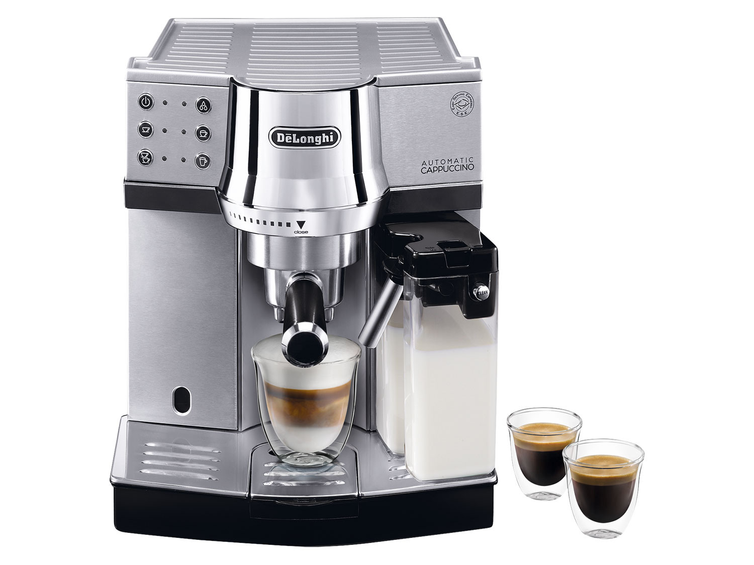 »EC850.M«, Delonghi Espresso-Kaffeemaschine … Edelstahl