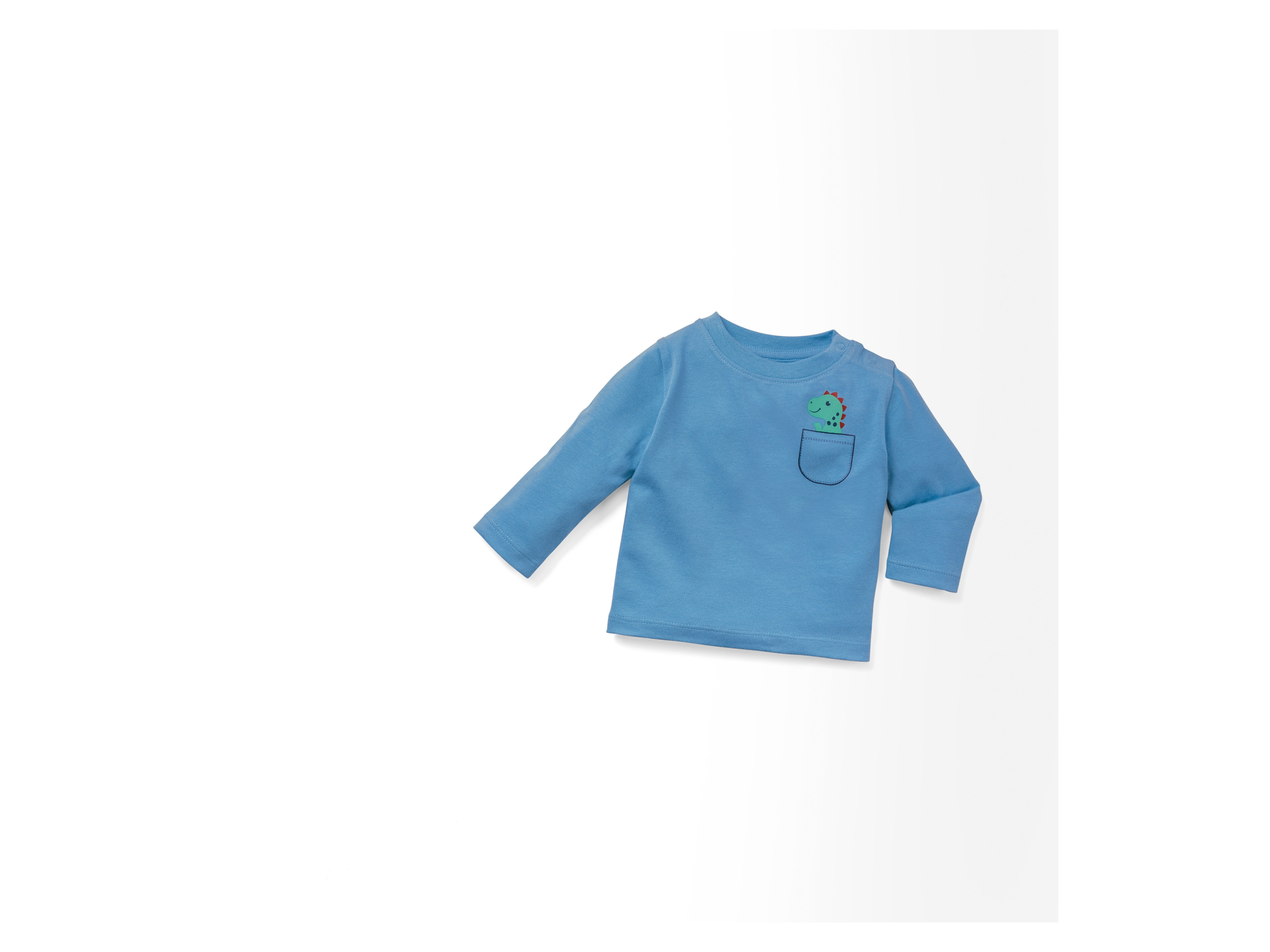 LUPILU® Baby Jungen Langarmshirt (Blau, 50/56) – Bild 2 von 3