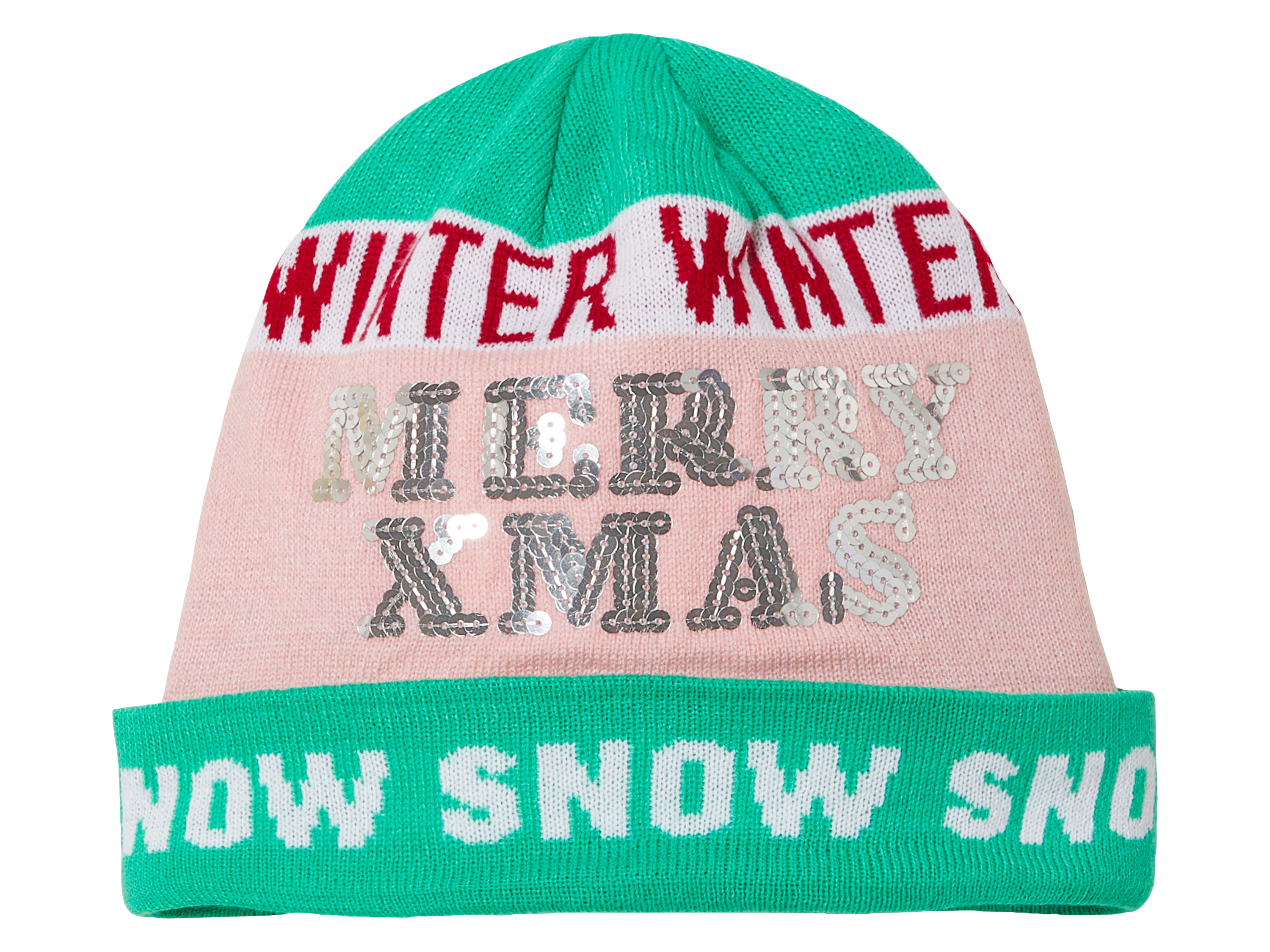 Damen Herren Mütze Strick (MERRY XMAS) | 04335814027353