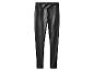 Schwarze Leggings aus Kunstleder