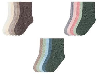 lupilu® Gerippte Baby Socken, 5 Paar