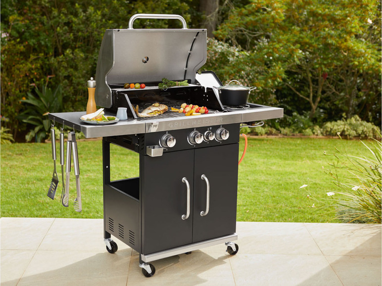 Brenner, kW Gasgrill, 3plus1 14,4 GRILLMEISTER