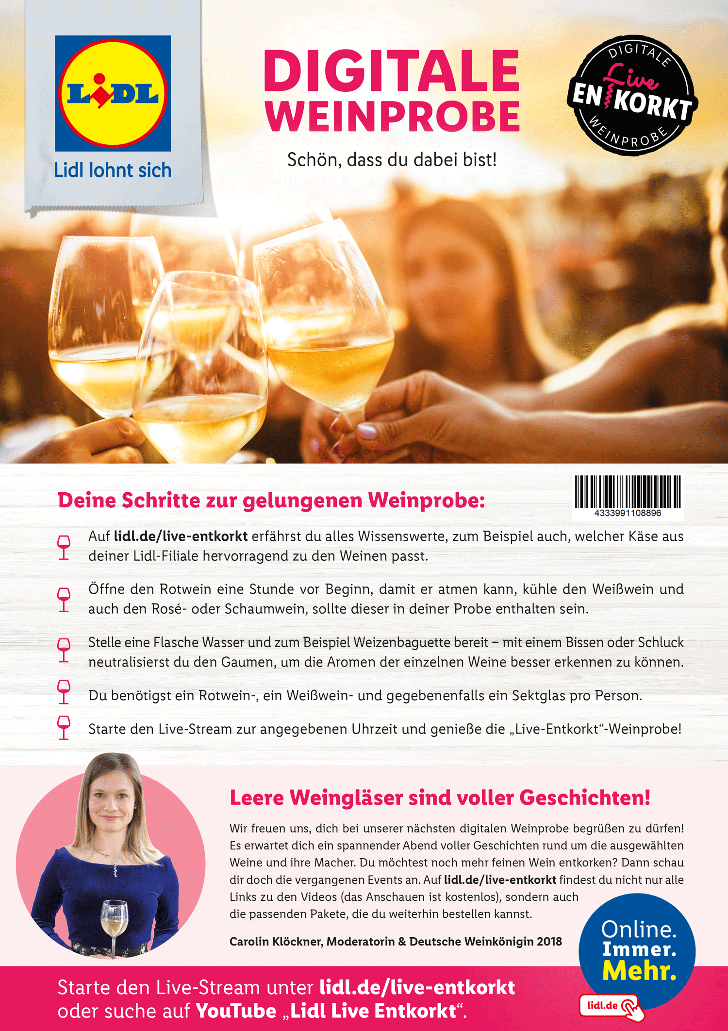 Paketbeileger Live Entkorkt Wein & Spirituosen Lidl DE