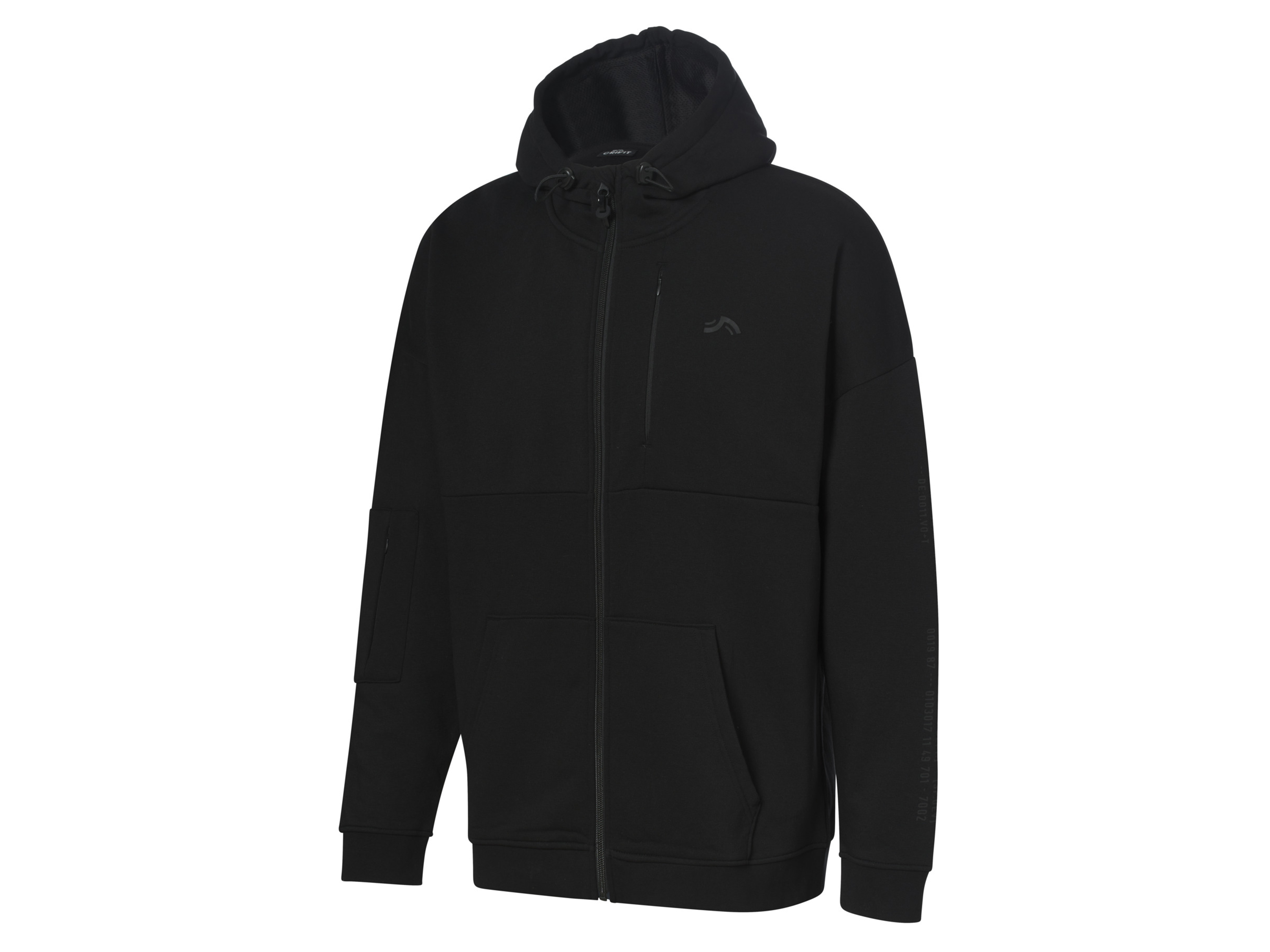 CRIVIT Herren Sweatjacke (XL(56/58), Kapuze/schwarz)““ | dass ein Textil- oder Lederprodukt auf mehr als 300 Schadstoffe geprüft wurde. Cotton made in Africa Wir unterstützen den nachhaltigen Baumwollanbau in Afrika Mit dem Kauf dieses Produkts leistest Du einen wichtigen Beitrag zur Zukunft Afrikas uns zum Schutz der Umwelt. Du unterstützt die Initiative Cotton made in Africa dabei, die Lebensbedingungen afrikanischer Kleinbäuerinnen und Kleinbauern und ihrer Familien zu verbessern und die Umwelt zu schützen. Mehr unter: cottonmadeinafrica.org/massbalance Eine Initiative der AID BX Trade Foundation ecoprint by CHT Logo 100 % ökologischer Textildruck Mit ecoprint by CHT zu einem positiven ökologischen Fußabdruck! Das innovative Drucksystem beinhaltet wasserbasierte Druckpasten und speziell ausgewählte Farben, für höchste ökologische Standards auf dem fertigen Textil. ecoprint by CHT enthält keine schädlichen Inhaltsstoffe und ist daher unbedenklich für Mensch und Umwelt. Pvc- und Phthalat-frei pflegeleicht weicher Griff RCS – Recycled Claim Standard Benutzung ab 40 % recyceltem Material Zertifizierungsnummer: CU 851646 Aus Alt mach Neu: Durch die Wiederverwendung bereits genutzter Materialien werden wertvolle Ressourcen gespart. RCS ermöglicht die Ermittlung und lückenlose Rückverfolgung des im Produkt verwendeten Recyclingmaterials. Hohenstein Das passt perfekt Das Prüfinstitut Hohenstein führt seit rund 60 Jahren Reihenmessungen und Studien zur Erfassung der Körpermaße durch. Mit Nutzung der 3-D-Bodyscannertechnologie werden die realen Körperformen visualisiert und in verlässliche Größentabellen umgerechnet.““