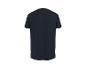 Dunkelblaues Kurzarm-T-Shirt, Rückansicht