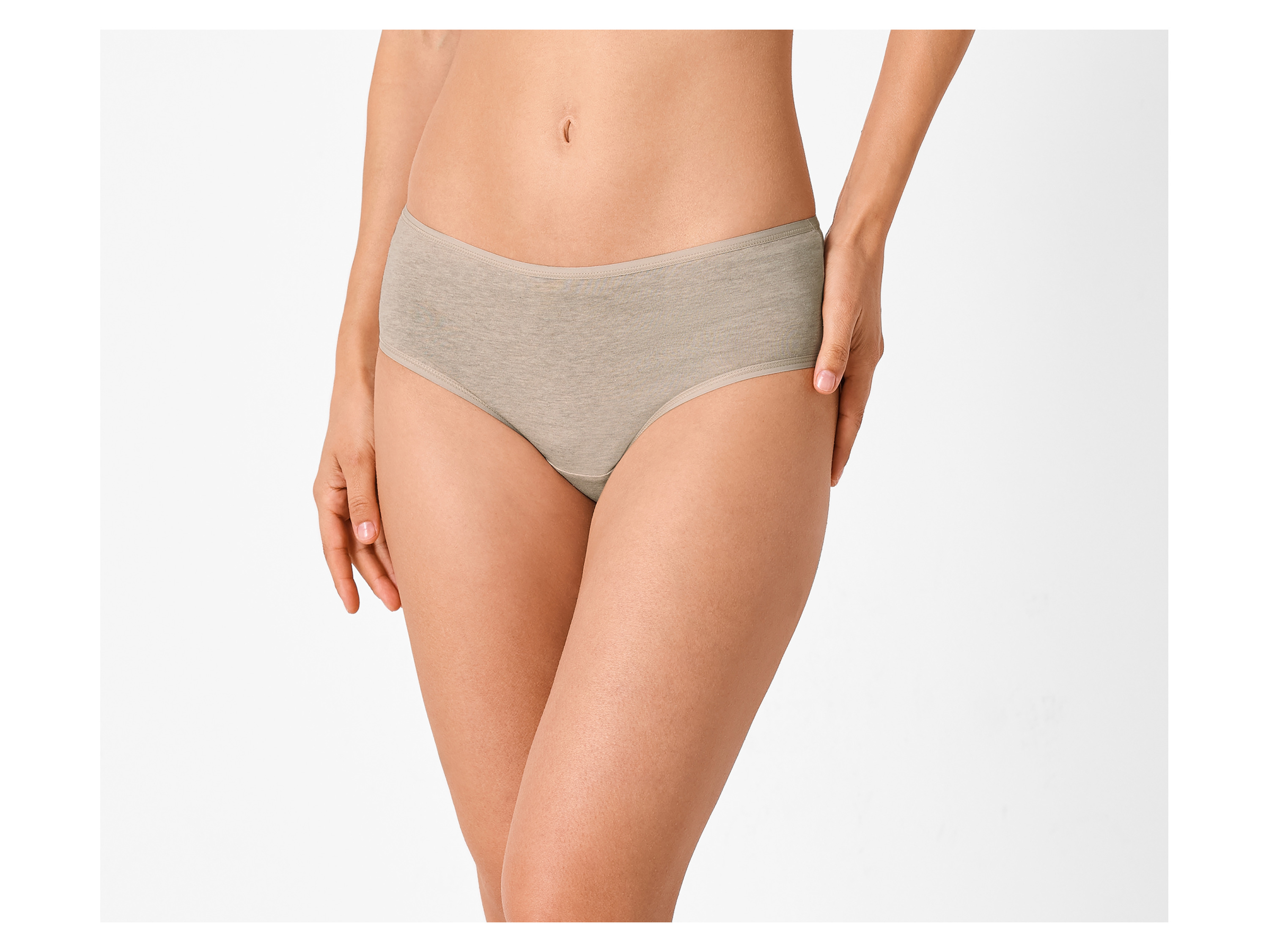 Thumbnail - esmara® Damen Hipster, 3 Stück (Beige, L(44/46))""