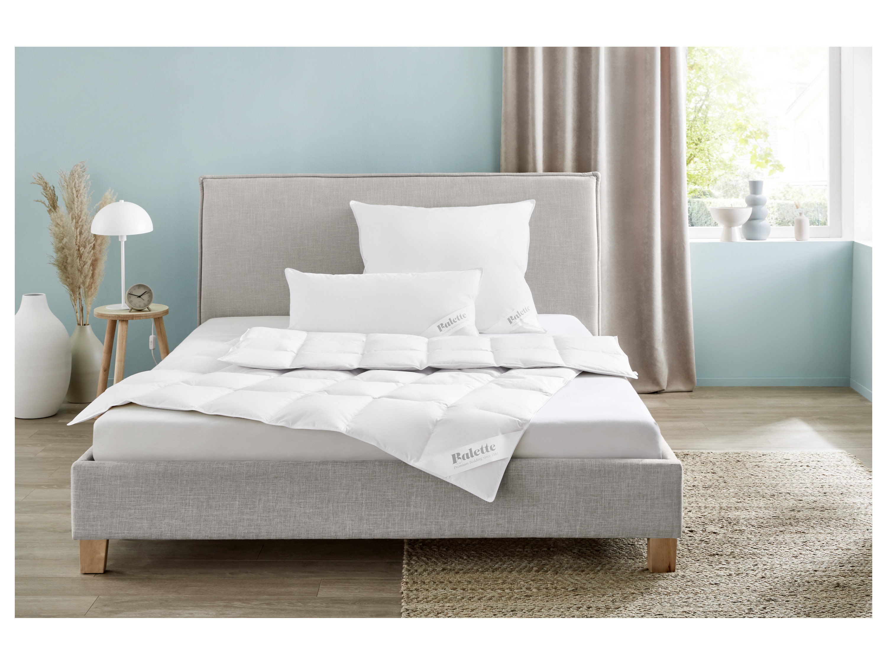 Thumbnail - Balette Premium Daunen- Kassettenbettdecke Elegance (Medium, 135 X 200 CM)