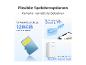 Flexible Speicheroptionen ohne monatliche Gebühren, unterstützt 128GB microSD-Karten, Cloud & FTP und ist kompatibel mit einem Home Hub.