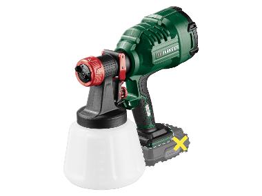 PARKSIDE® 20 V Akku-Farbspritzpistole »PFSA 20-Li B2«, ohne Akku – ohne Ladegerät