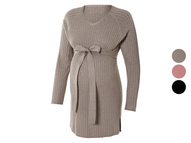 esmara® Damen Umstands-Ripppullover mit Seitenschlitzen