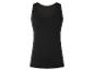 Schwarzes ärmelloses Top