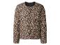 Gesteppte Jacke mit Leopardenmuster