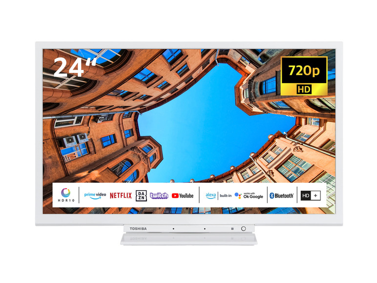 Gehe zu Vollbildansicht: TOSHIBA Fernseher »24WK3C64DAW« Smart TV 24 Zoll HD Alexa Built-In - Bild 1