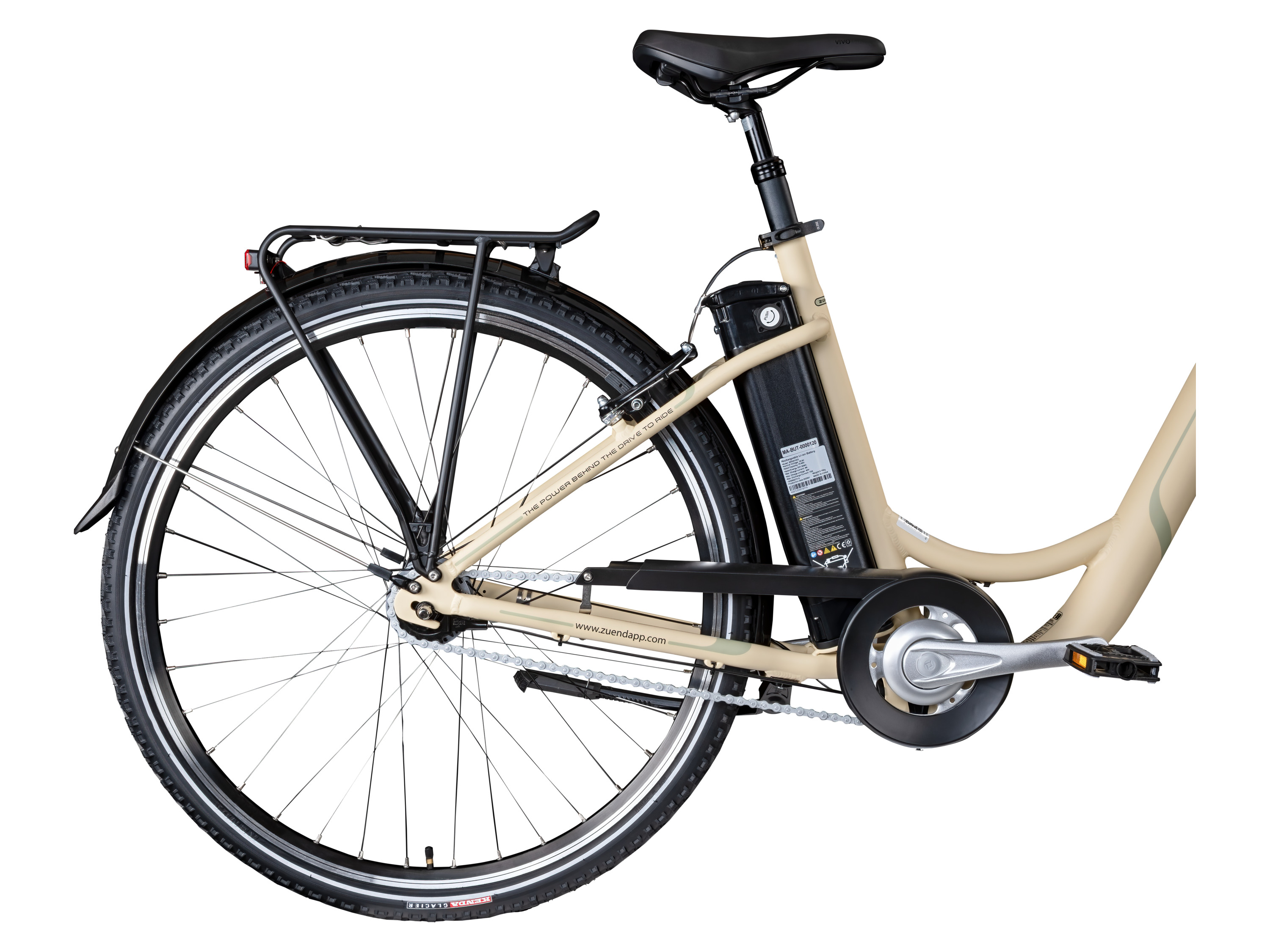 Zündapp E-Bike Cityrad Z517, 7 Gang Shimano Nexus Schaltwerk, Nabenschaltung, Frontmotor, 531 Wh, Pedelec, Elektrofahrrad für Damen u. Herren – Bild 3 von 3