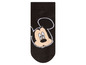 Schwarze Socken mit Mickey Mouse.