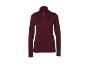 Damen Langarm-Sportshirt mit Stehkragen und Reißverschluss