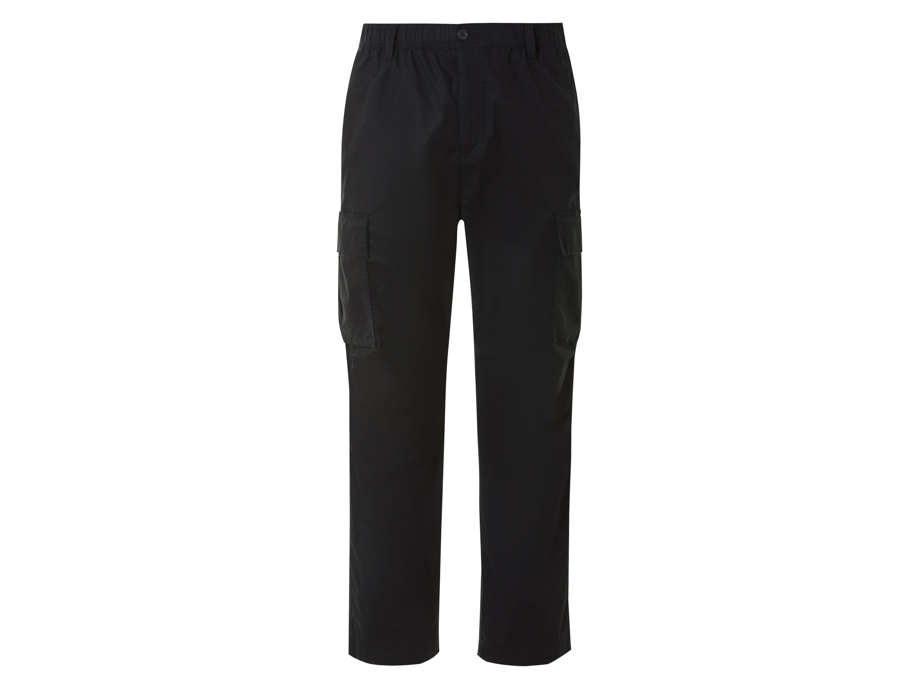 LIVERGY® Herren Hose Cargo (Schwarz, M (48/50))""