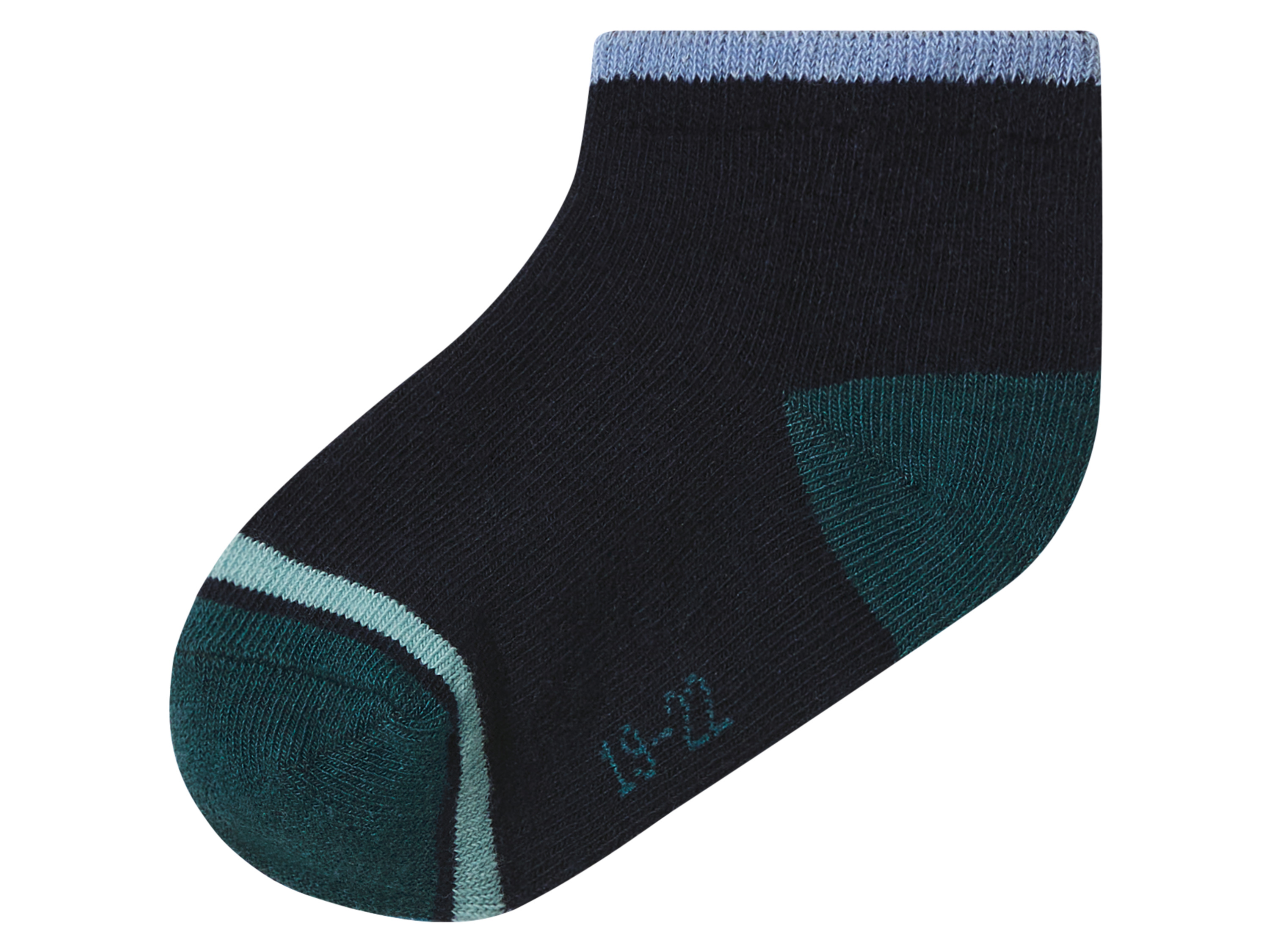 LUPILU® Kleinkinder Sneakersocken 2 Paar (Autos/grau/navy, 23/26) – Bild 3 von 3