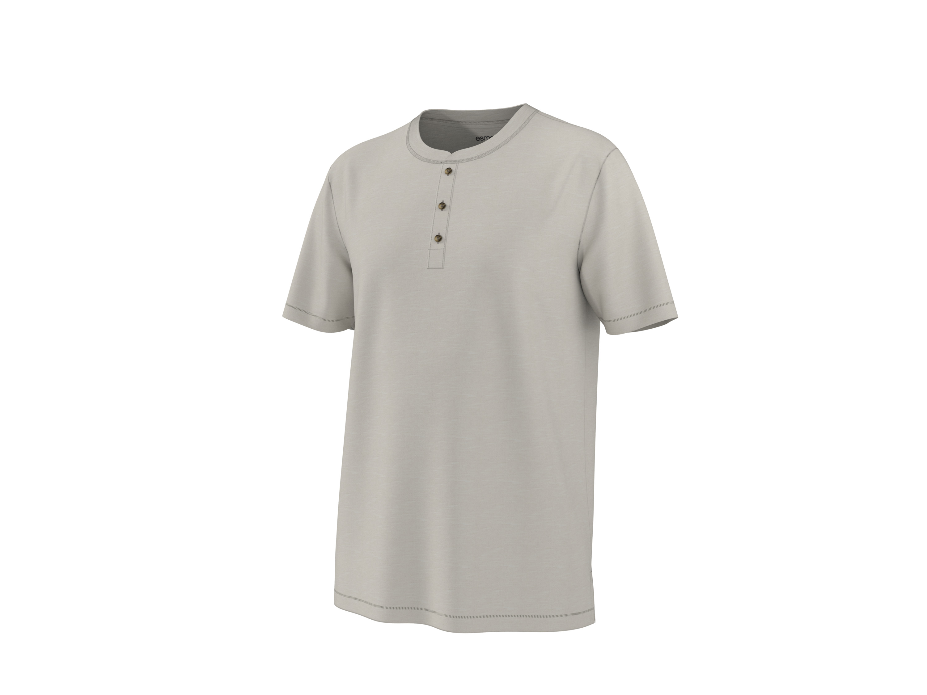 ESMARA MEN Herren T-Shirt (Beige, S (44/46)) – Bild 4 von 4